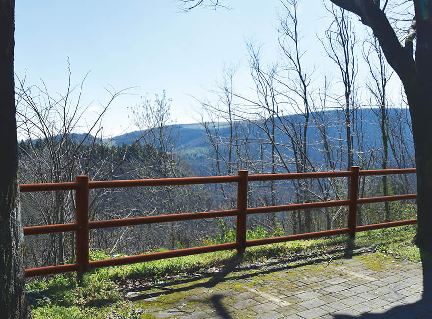 Gallery Staccionata Corten Eterna