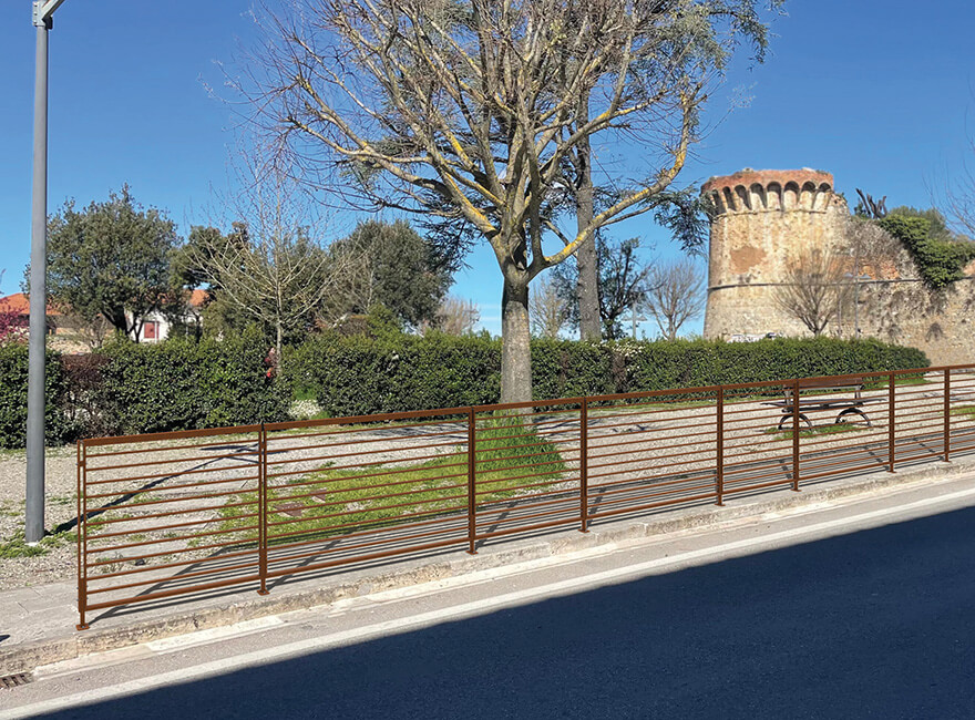 Gallery Staccionata Corten Brezza