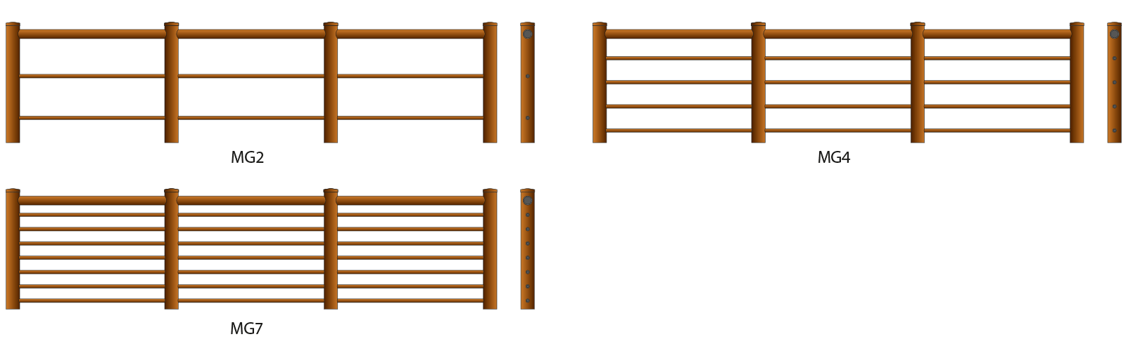 Varianti Staccionata Corten Magma