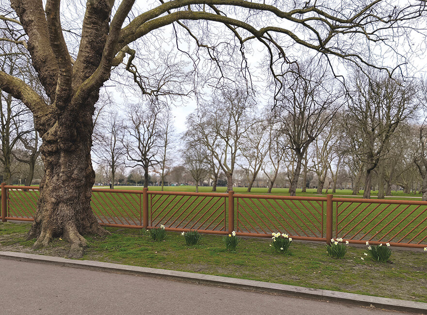 Gallery Staccionata Corten Maremoto