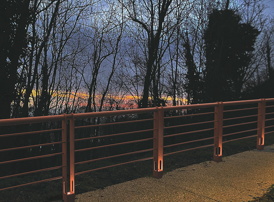 Gallery Staccionata Corten Armonia