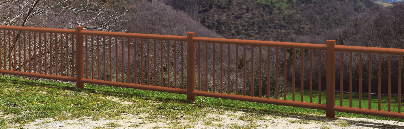 Staccionata Corten Classica