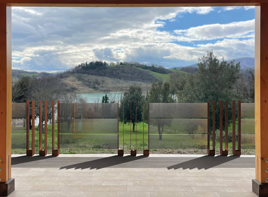 Gallery Staccionata Corten Vibrazioni