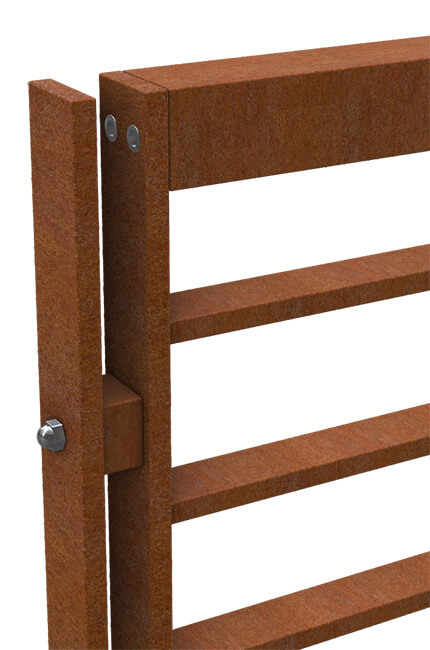 Gallery Staccionata Corten Brezza