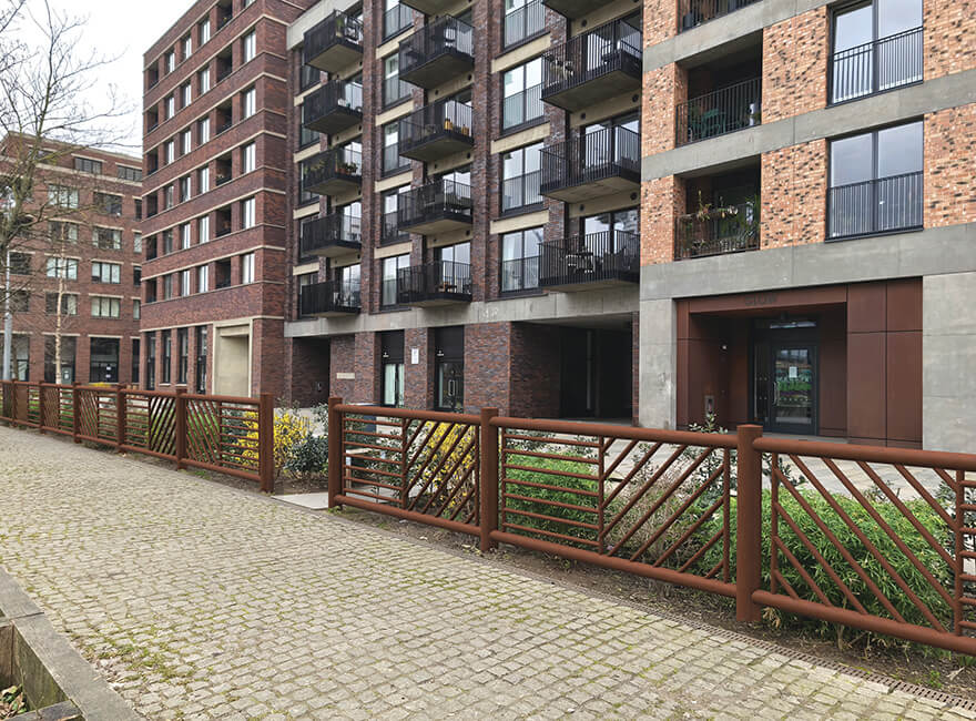 Gallery Staccionata Corten Opus Mixtum