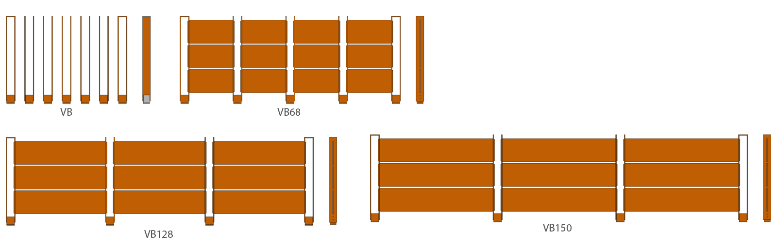 Varianti Staccionata Corten Vibrazioni