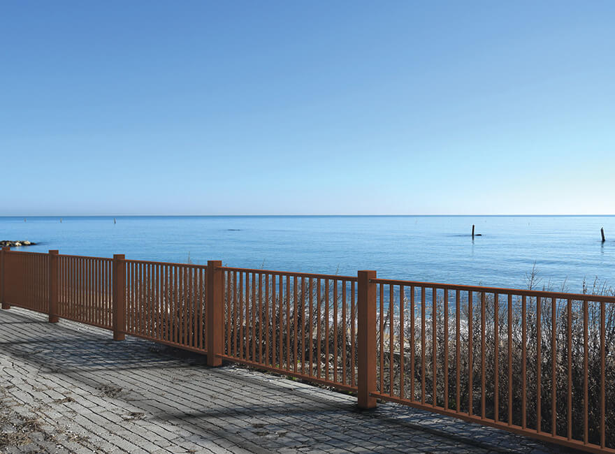 Gallery Staccionata Corten Classica Fine