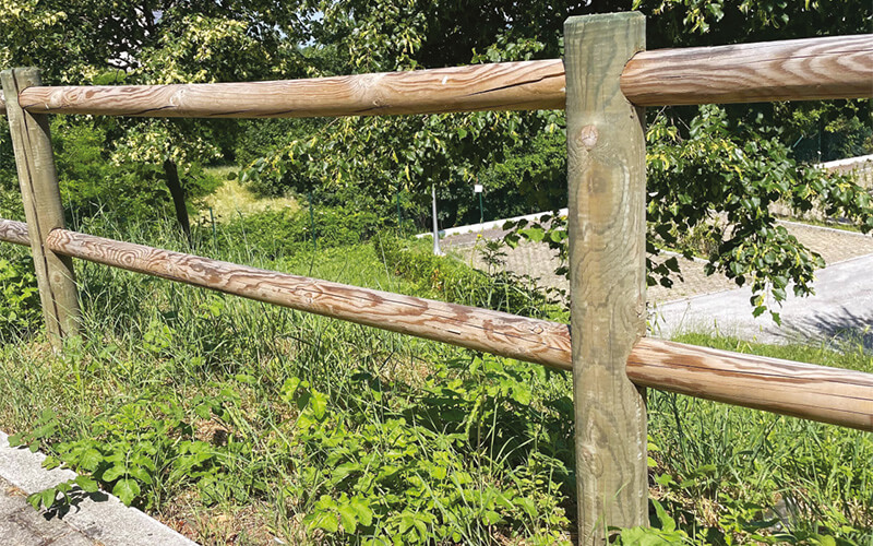 Staccionata in legno