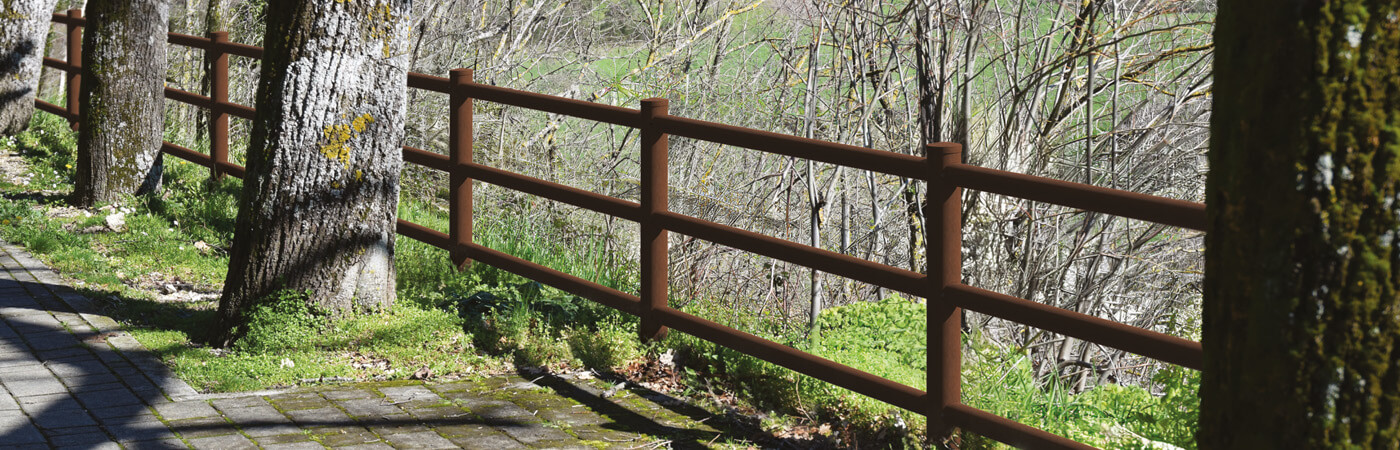 Staccionata Corten Eterna