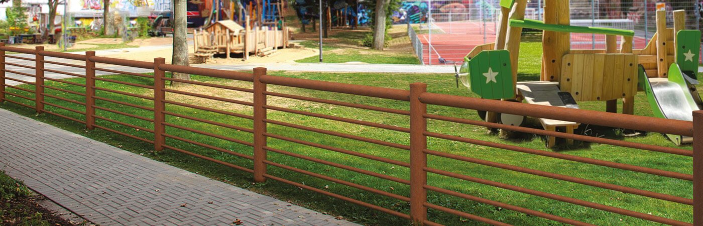 Staccionata Corten Magma